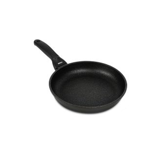 Poêle à Frire Basse Black Plus, Aluminium Moulé Sous Pression, Noir, 28x28x4 Cm