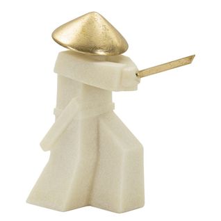 Sculpture Japon 1, Polyrésine, Or, 34x12x30 Cm