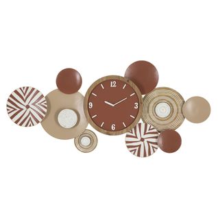 Horloge Murale Mf251, Métal, Multicouleur, 127,6x7,6x61 Cm