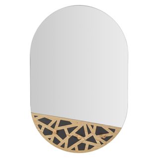 Miroir Avec Cadre Mf479, Mdf, Multicouleur, 60,5x5,3x90 Cm