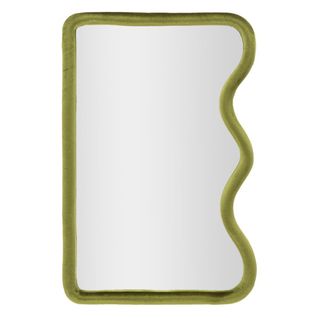 Miroir Avec Cadre Pour 5, Mdf, Vert, 60x4x90 Cm