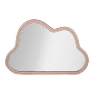 Miroir Avec Cadre Cloud, Mdf, Rose, 90x4x60 Cm