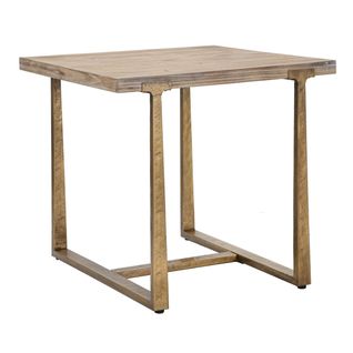 Table à Manger Mf577, Mdf, Marron, 80x80x76 Cm