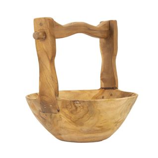 Plateau Natura 25, Bois, Marron, 32x25x27 Cm