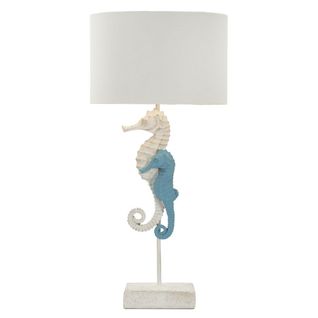 Lampe à Poser Hippocampe 1, Polyrésine, Multicouleur, 30,5x30,5x66,5 Cm