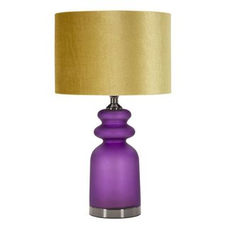 Lampe à Poser Mf179, Métal, Violet, 32,5x32,5x57,5 Cm