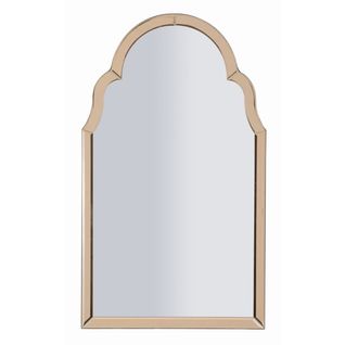 Miroir Avec Cadre Classique 7, Mdf, Rose, 80x47x1 Cm