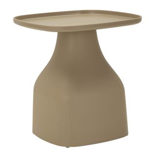 Table D'appoint Mf711, Plastique, Gris, 50x48x48 Cm