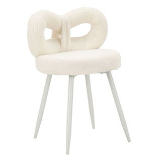 Chaise Noeud, Mdf, Blanc, 40x40x67 Cm