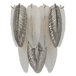 Applique Mf898, Verre, Gris, 24x25x29 Cm