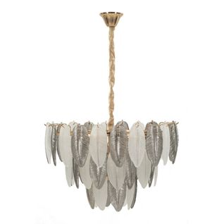 Suspension Mf899, Verre, Gris, 60x60x40 Cm