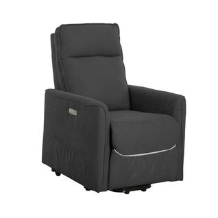 Fauteuil Inclinable Penelope Plus, Chenille, Gris, 70x86x103 Cm