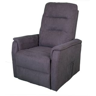 Fauteuil Inclinable Ilaria, Chenille, Gris, 72x92x105 Cm