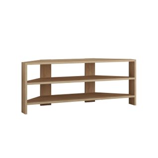 Meuble TV D'angle Design Scandinave Thales - L. 114 X H. 45 Cm - Marron
