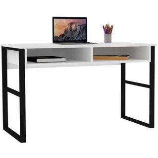 Misto Bureau Det#039;étude - 100 % Mélamine - Blanc