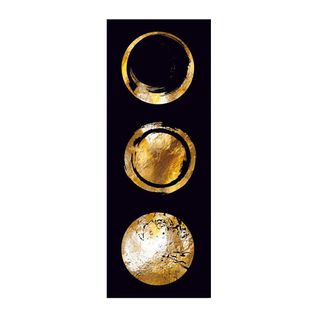 Toile Décorative Golden Circle 30 X 80 Cm