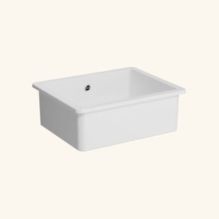 Evier Céramique Blanc Vitra Arkitekt 1 Bac