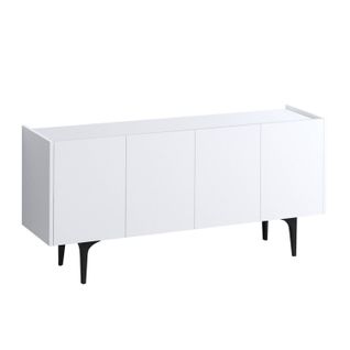 Buffet Bas 4 Portes Lawny 150cm Blanc