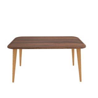 Bohemia Table Basse 90 Cm Avec Pieds En Bois (noyer)