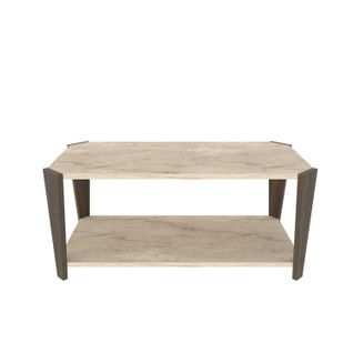 Monaco Table Basse Moderne Et Simple 91 Cm X 47 Cm (noyer Et Traverter)
