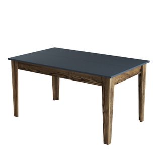Table De Salle à Manger Avec Rangement Kaltes L145cm Anthracite
