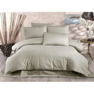 Parure De Lit - 1 Housse De Couette 220x240 Cm + 2 Taies D'oreiller 60x60 Cm - 70% Polyester