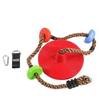 Balançoire En Disque Pour Enfants, Intérieur Et Extérieur, Avec Cordes De Grimpe