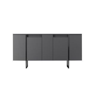 Buffet Avec Étagères 4 Portes  L160 Cm