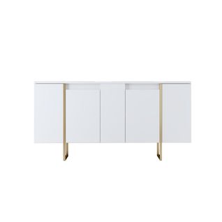 Buffet Avec Étagères 4 Portes  L160 Cm