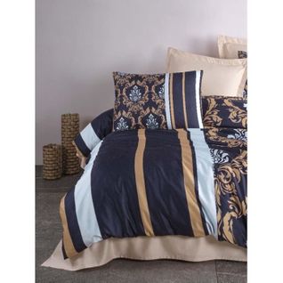 Parure De Lit - 1 Housse De Couette 220 X 240 Cm + 2 Taies D'oreiller 60 X 60 Cm - 100 % Polyester