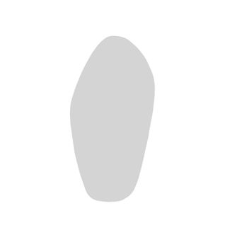 Miroir De Forme Organique 60x120cm