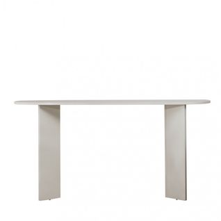 Console Ovale En Bois L150cm