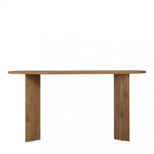 Console Ovale En Bois L150cm