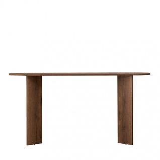 Console Ovale En Bois L150cm
