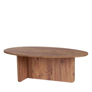 Table Basse Organique En Bois 120x65cm