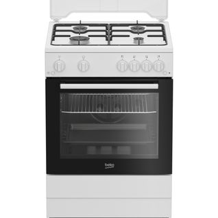 Cuisinière gaz BEKO FBG62121WD 4 foyers 64 L