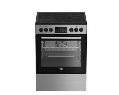 Cuisinière vitrocéramique BEKO CUV6732XG 4 foyers 72L