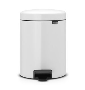 Poubelle À Pédale 5l Blanc - 112065