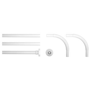 Tringle De Rideau De Douche Blanc