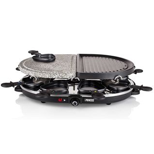 Appareil à Raclette 8 Personnes 1200w + Pierre à Griller + Gril - 162710-01-001