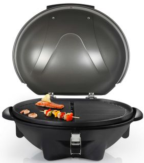Barbecue Électrique De Table Avec Support Bq-2816 Noir 2200 W 46 X 35 Cm