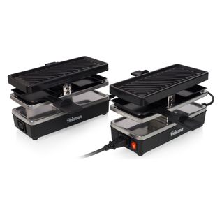 Raclette 4 Personnes 800W 23,8x10,4 cm Noir - Ra-2742