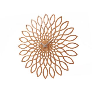 Horloge En Bois Sunflower 60 Cm