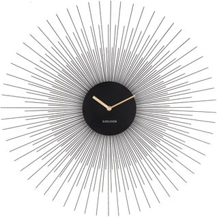 Horloge En Métal Peony 60 Cm Noir