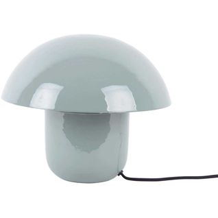 Lampe à Poser En Métal Coloré Fat Mushroom Bleu Gris