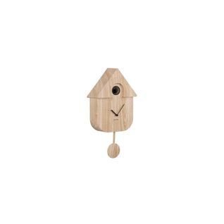 Horloge Murale Moderne Cuckoo Bois Clair