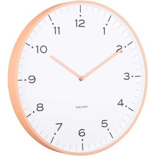 Horloge Murale 40 Cm Circus Rings Orange