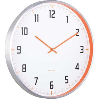 Horloge Murale Ronde 40 Cm Sporty Orange