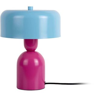 Lampe à Poser Double Funky Rose, Bleu