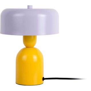 Lampe à Poser Double Funky Jaune, Violet